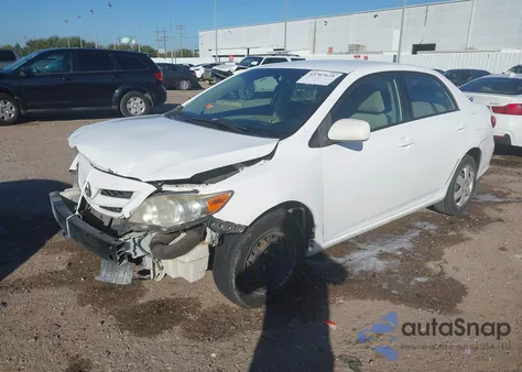 2011 Toyota Corolla Le из США, поврежденный, VIN JTDBU4EE4B9124442